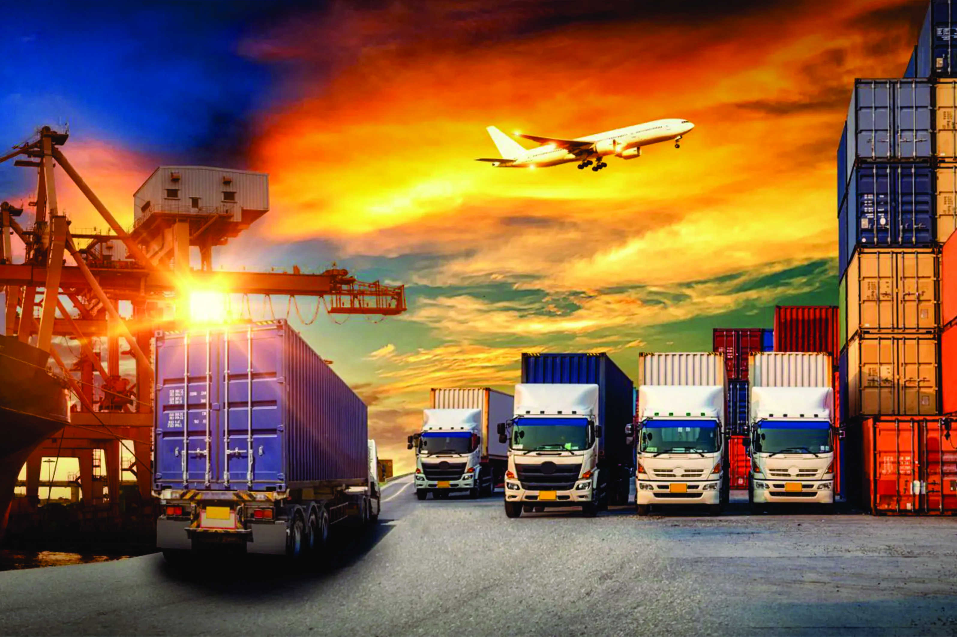 Cargo flow through better supply chain visibility, control.